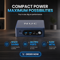 Nuevo Mini Ordenador Intel N150 de Alto Rendimiento, 32 GB de RAM, 512 GB SSD, USB 3.2, Gigabit Ethernet, Win11 Pro, 4K Gaming, Oficina en Casa, Escritorio