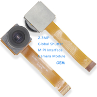 Module de caméra OEM HZ-AR0234-V1.0 2.3MP 120FPS avec capteur CMOS à obturateur global, vision nocturne infrarouge 1080P, faible consommation d'énergie, micro reconnaissance faciale