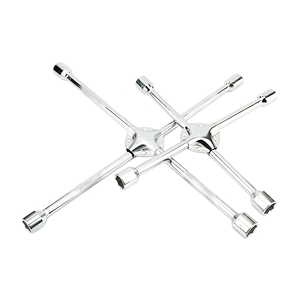 Clé à roue pliable pour voiture, outil de réparation d'urgence, démontage d'écrous de roue, jeu de clés à douille robustes sans poignée - Product Image 2