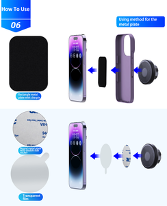 Taiworld nouveau <span class=keywords><strong>support</strong></span> de téléphone magnétique Design Invisible supports de voiture pour accessoires Tesla <span class=keywords><strong>support</strong></span> de téléphone portable pour écran de voiture/tableau de bord - Product Image 6