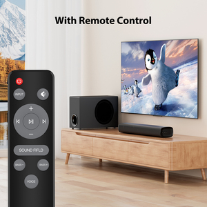 Barres de son pour téléviseur avec caisson de basses 2.1, son profond, petite barre de son, haut-parleur de moniteur, système de son surround pour cinéma maison - Product Image 4