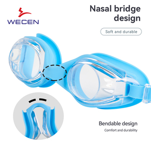 Özel kabul edilebilir çocuklar yüksek kalite Anti sis UV koruma su geçirmez yüzücü gözlükleri çocuk yüksek çözünürlüklü yüzmek gözlük - Product Image 6