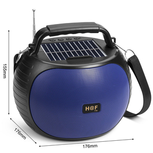 <span class=keywords><strong>Enceinte</strong></span> solaire sans fil HF-F56 avec Bluetooth, charge solaire, radio FM, stéréo BT, basses puissantes, <span class=keywords><strong>enceinte</strong></span> solaire bon marché pour l'extérieur - Product Image 3