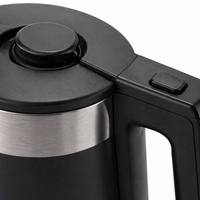 Bouilloire Électrique en Acier Inoxydable 1,8 L 1500 W – Chauffage Rapide, Appareil de Cuisine Domestique avec Arrêt Automatique et Protection Anti-Ébullition à Sec