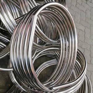 נירוסטה 304 0.7mm-1.0mm צלחת/גיליון/סליל/הרצועה/צינור הנמכר ביותר נירוסטה פלדת צינור סליל עגול מעוקל - Product Image 4