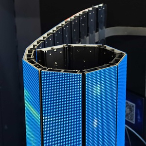 Écran LED P1.25 P2.6 P3.91 P4.81 flexible, pliable, déroulable, GOB, affichage déroulable pour intérieur, affichage LED déroulable pour sol, flexible - Product Image 1