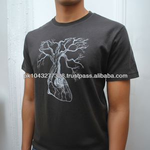 เสื้อยืดผ้าฝ้าย100% สำหรับผู้ชายเทคนิคการย้อมผ้า - Product Image 1