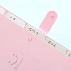 <b>A4</b> Letter Size PP Expanding Wallet Organizer <b>File</b> Folder with Tabs Filing Product - Product Image 2