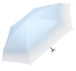 Personnalité de haute qualité Ultra léger Portable plat pliant UV crème solaire 6K Mini parapluie