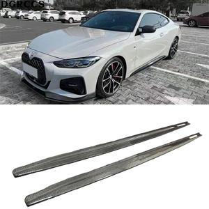 Faldones Laterales Estilo AC de Fibra de Carbono Real para BMW Serie 4 G22 G23 2020-2024 - Product Image 2