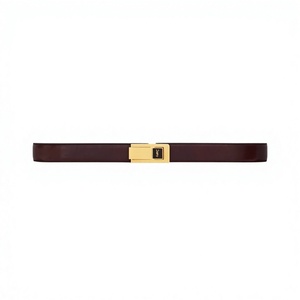 B S International HTR5648 - Piel auténtica de vacuno impermeable, transpirable y ecológica, con hebilla cuadrada de acero vintage, fácilmente ajustable - Product Image 6