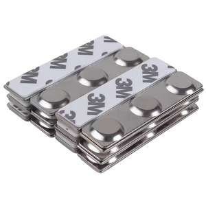 Supersterke Op Maat Zelfklevende Herbruikbare Magnetische <span class=keywords><strong>Badge</strong></span> Knop N38 Industriële Naamplaatje Knophouder Neodymium Naamplaatje - Product Image 1