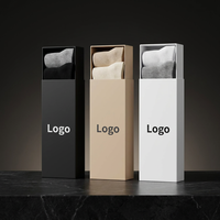Boîte d'emballage pour vêtements en carton recyclable avec logo personnalisé OEM, finition mate, pour la vente en gros de marques.