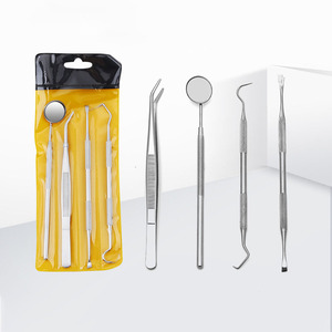 Juego de Herramientas de Examen Dental de Acero Inoxidable, Espejo Bucal, Sonda, Pinzas para Clínica, Hospital, Cuidado Bucal - Product Image 6