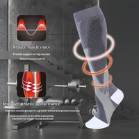 Chaussettes de compression pour mollets grandes tailles, chaussettes de pression, chaussettes de football, chaussettes de compression élastiques pour infirmières et pour la course à pied