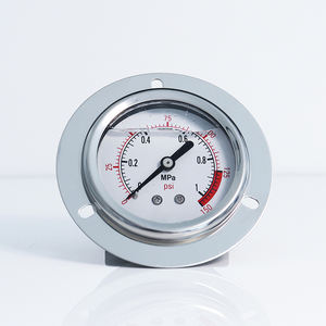 Digitales Manometer für Messing verbindungen Hochwertiger Flüssigkeits-und Öldruck messer kessel Verwenden Sie das Haiyixing YN60-Modell mit einer Reichweite von 0-15Psi - Product Image 1