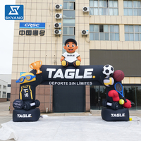 Arche gonflable publicitaire personnalisée pour la promotion de la marque, la décoration d'événements sportifs en plein air et de salles de sport