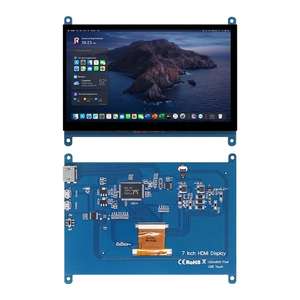 Monitor Modulo da 7 Pollici per Raspberry <span class=keywords><strong>Pi</strong></span> 4/3/2/B/B+/A+ 1024x600 IPS Touchscreen Capacitivo a 5 Punti Senza Driver per Win 7/8/10 - Product Image 2
