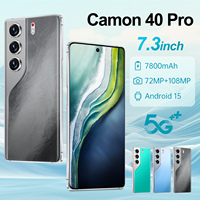 Teléfono Camon 40 Pro 5G 2026, Deca Core, 16GB+1TB, Android 15, Pantalla OLED 90Hz, Batería de 7000mAh, MTK Dimensity, Doble SIM, Cámara de 108MP