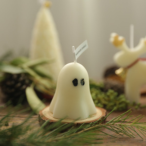 Velas Aromáticas Perfumadas Blancas sin Humo, Hechas a Mano, Novedosas, al por Mayor, para Decoración de Halloween - Product Image 2