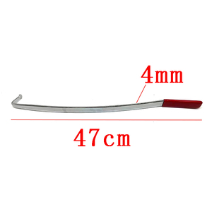 Gancio per Riparazione Ammaccature in Acciaio Inox da 47cm, Leva per Riparazione <span class=keywords><strong>Carrozzeria</strong></span> Auto Spessa 4mm con Custodia Rigida per Ammaccature Lineari Lunghe - Product Image 3
