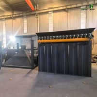 Collecteur de poussière en acier au carbone ignifuge, prévention des incendies pour la collecte de poudre de biomasse