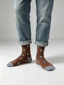 Calzini Personalizzati con Logo Cartoon Moto e <span class=keywords><strong>Auto</strong></span> <span class=keywords><strong>per</strong></span> Uomo Donna Unisex in Cotone, Calzini Casual Eleganti <span class=keywords><strong>per</strong></span> Uomo Donna, Regalo <span class=keywords><strong>per</strong></span> Amanti dei Cani - Product Image 6