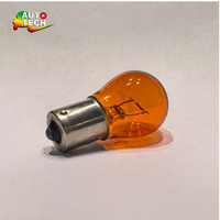 Ampoule de clignotant S25 P21W PY21W BA15S 1156 1157 BAU15S 12V 24V, feu stop ambre, mini-lumière halogène pour voiture et moto