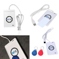 Lecteur de cartes intelligentes USB ACR122U en ABS, 13,56 MHz RFID pour paiement sans argent liquide et contrôle d'accès