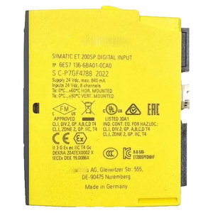 Livraison rapide Module électronique SIMATIC DP ET 200SP 6ES7136-6BA00-0CA0 6ES7136-6BA01-0CA0 6ES7136-6DC00-0CA0 6ES7136-6DB00-0CA0 - Product Image 1