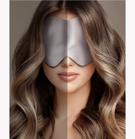 100% soie masque de sommeil 22 Momme sommeil masque pour les yeux pour femmes hommes bandeau occultant avec sangle réglable doux visière rempli