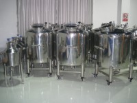 Réservoir vertical 304 316 de 50L, 100L, 200L, 500L, 1000L