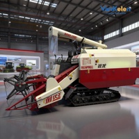 Moissonneuse-batteuse automotrice WORLD 4LZ-8.0EZ (Q) à alimentation complète avec moteur pour rizières en terrasses - Haute productivité