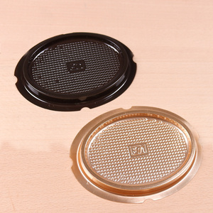 Bán buôn gloen hình bầu dục nhựa PET vàng + rõ ràng dùng một lần Bánh hộp cấp thực phẩm pho mát bánh container - Product Image 5