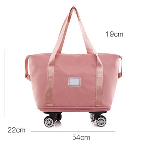 Sac de voyage week-end unisexe de haute qualité avec logo personnalisé, imperméable, en Oxford, pliable - Product Image 2