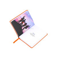 Cahier de planificateur de journal en cuir A5 personnalisé avec couverture et intérieur en cuir gaufré personnalisé