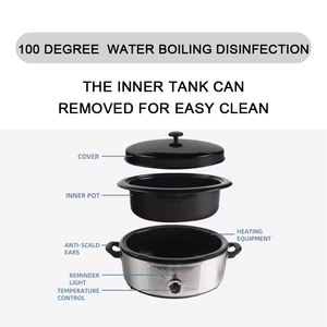 2024 nuevo profesional automático salón de belleza <span class=keywords><strong>Spa</strong></span> calentador de piedra caliente máquina calentadora con pala energía olla de calefacción de piedra - Product Image 3