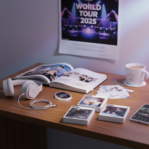 BTS JIN 2nd Mini Album [ECHO] -Album K-POP sur le thème du groupe avec livre lyrique DVD et carte postale signée (World Tour 2025) - Product Image 3