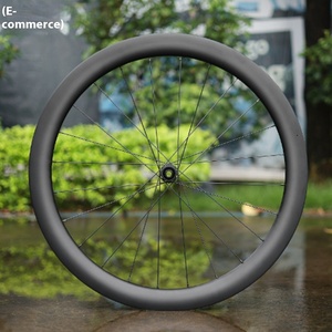 Selbstgefertigter Carbon-Faser T700/T800 Matt-Finish Rennrad-Laufradsatz 38/50/60/73 Rahmenhöhe Schnellspanner Scheibenbremse - Product Image 3