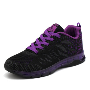 Vente en gros de chaussures de course respirantes en maille à fond plat <span class=keywords><strong>multicolore</strong></span> pour femmes baskets à la mode pour femmes - Product Image 2