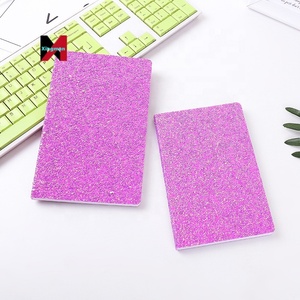 Libretas de <span class=keywords><strong>Agenda</strong></span> con Tapa Dura Brillante de Colores al por Mayor, Libretas con Polvo Dorado, Manualidades de Plástico - Product Image 2