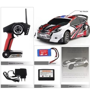 HOSHI Original <span class=keywords><strong>WLtoys</strong></span> <span class=keywords><strong>A949</strong></span> Auto de Carreras 4WD 2.4GHz, Auto de Juguete a Control Remoto, Escala 1/18, Alta Velocidad 50km/h, Auto Electrónico para Niños - Product Image 2