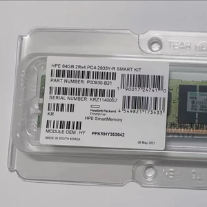 P00930-B21 HPE 64GB (1x64GB) Dual Rank 4 <span class=keywords><strong>DDR4</strong></span> 2933 CAS 21 21 21 Kit di memoria intelligente registrato - Product Image 1