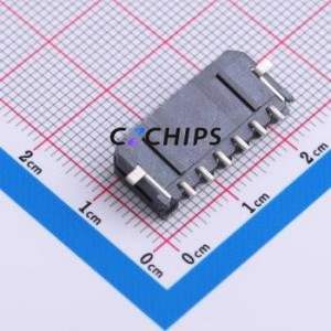 43650-6AWB Wire-to-Board Pin Header SMD,P=3mm,Horizontal Mount Connector 1x6P 3mm Horizontal Mount 6P - Product Image 2