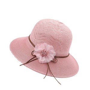 Usine En Gros En Plein Air Fleur Seau Chapeau UV Protection Solaire À Large Bord Femme Casquette De Pêche Camp Caps - Product Image 4