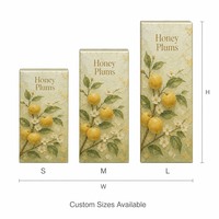 Op maat gemaakte bedrukte stevige geschenkverpakking voor honingpruimen, vers fruit, olieverfschilderijen, deksel en bodemdoos, groothandel OEM