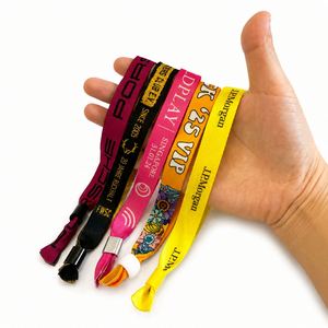 Bracelet en bambou personnalisé avec logo imprimé par transfert thermique, bracelets en tissu écologiques personnalisés par sublimation pour événements - Product Image 1