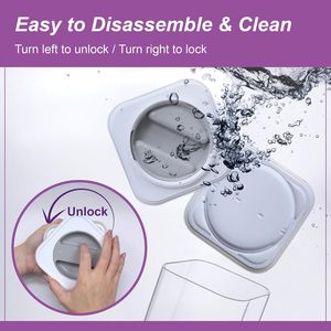 Meilleur récipient de stockage alimentaire en plastique hermétique à long terme, moderne, multi-usages, pour aliments secs, pot de rangement pour la cuisine - Product Image 3