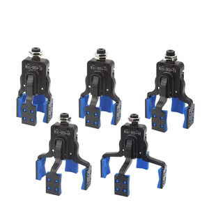 3-Jaw <b>Mini</b> J1060 <b>Robotic</b> Gripper Accessory Pneumatic Parts with Non-Slip Silicone Pads and Magnetic Switch Slot - Product Image 1