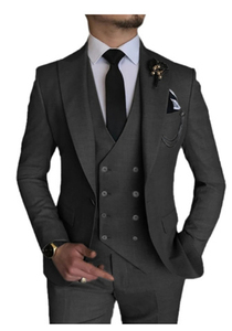 Venta caliente Novio Esmoquin Trajes de negocios Cielo <span class=keywords><strong>Azul</strong></span> Boda Hombres Trajes para hombres <span class=keywords><strong>Terno</strong></span> Masculino Prom Blazer 3 piezas - Product Image 5